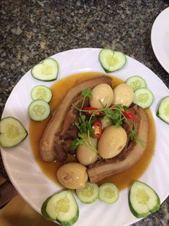 Hình của món Thịt kho tàu.