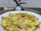 Telur dadar taugeh