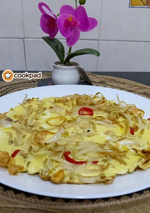 Gambar Telur dadar taugeh