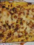 Lasagna alla zucca, salsiccia e fontina