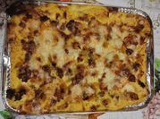 Una foto di lasagne alla zucca