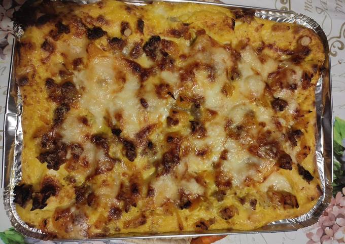 Modo più semplice a Fai  Preferito Lasagna alla zucca, salsiccia e fontina