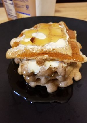 A picture of Whole Wheat Waffles.