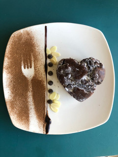 Una foto de Brownie sin gluten