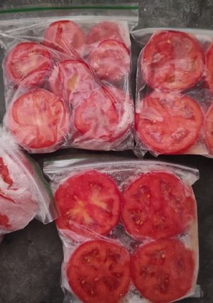 عکسی از دستور فریز کردن گوجه
