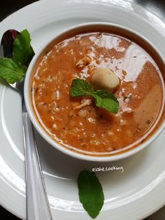 عکسی از دستور سوپ جو
