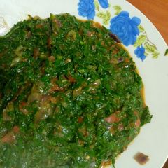 A picture of African kales.