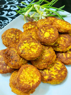 عکسی از دستور کتلت مرغ و سیب زمینی