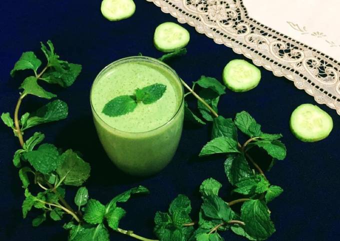 Fresh and nutritious Mint Lassi