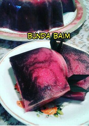 Foto resep Puding roti tawar coklat strawberry
