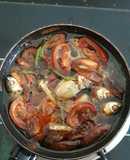 Cá linh kho cà chua