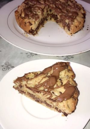 Une photo de Cookie géant nutella