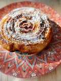 Puff Pastry Ensaimada with Pumpkin Jam (Air Fryer)