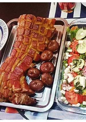 Una foto de Lechón al horno
