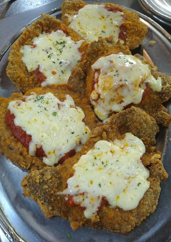 Una foto de Milanesas a la napolitana