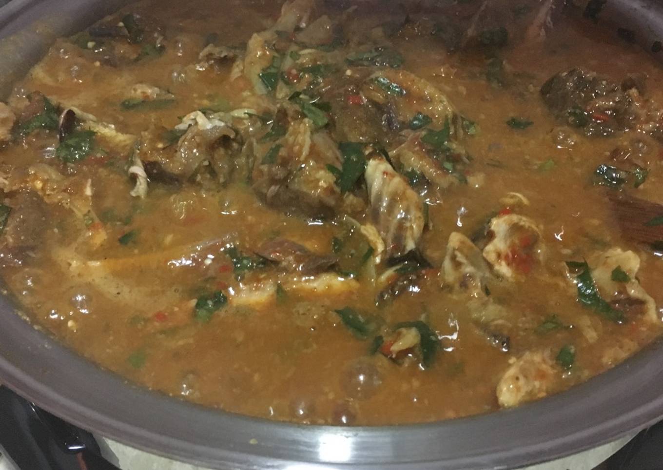 Ogbono soup without palm oil