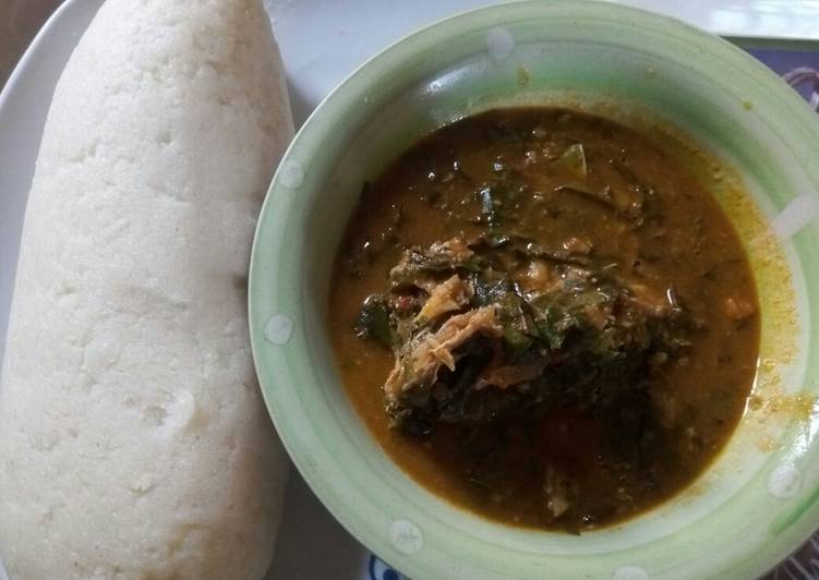 Step-by-Step Guide to Make Homemade Oha soup with sermo