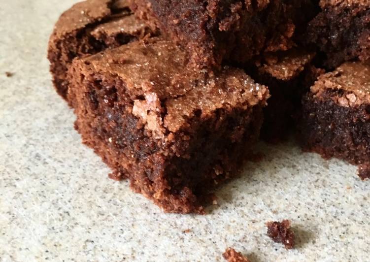 Recipe of Any-night-of-the-week The Gooiest, Easiest Brownies, Dairy-Free