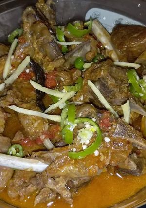 A picture of Kosha Mutton Karhai.