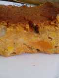 Budín acaramelado de zapallo anco y choclo