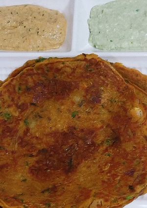 A picture of Healthy Bottle Gourd Cheela Recipe.