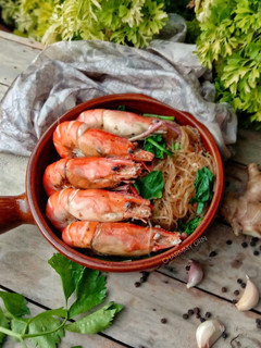 รูปของ กุ้งอบวุ้นเส้น แบบง่ายๆ