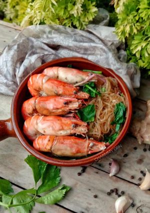 รูปของ กุ้งอบวุ้นเส้น แบบง่ายๆ