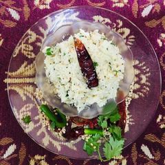 A picture of Curd rice.