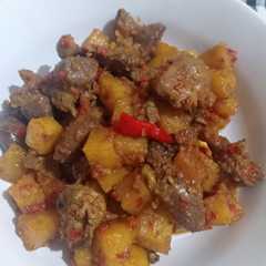 รูปของ Balado kentang ati ampela