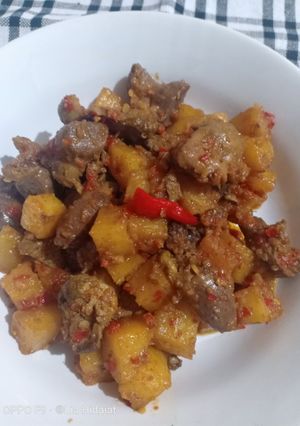 Foto resep Balado kentang ati ampela