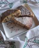 Torta con ricotta e scagliette di cioccolato fondente