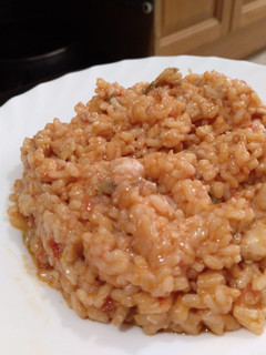 Una foto de Risotto de tomate