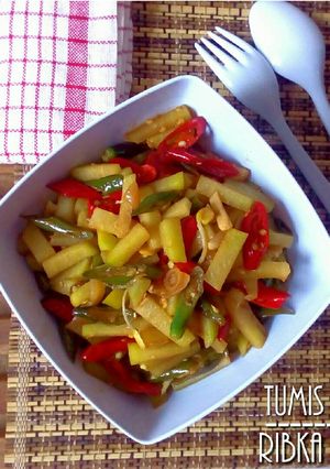 Foto resep Tumis Labu siam Cabe Ijo No MSG