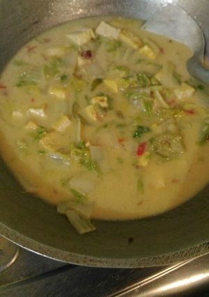 Foto resep Sawi putih masak santan