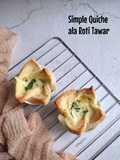 Simple Quiche ala Roti Tawar