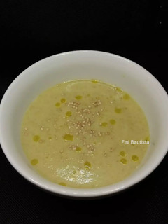 Una foto de Crema de judías y quesitos