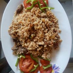 A picture of Beef pilau.