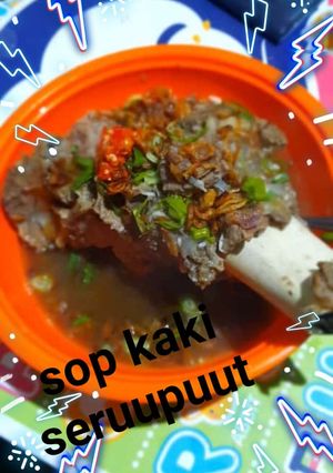 Foto resep Sop kaki moow serupuut