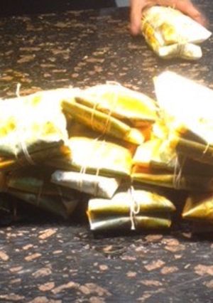 Una foto de Pasteles en hoja de Meco