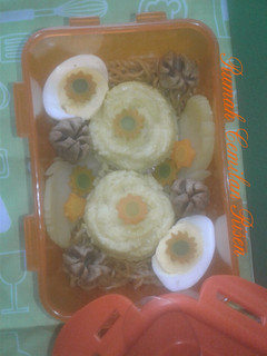 Foto resep Nasi Bento Mawar