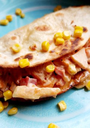 O poză a rețetei Quesadilla de pui.