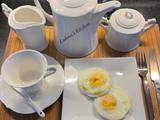 AIR FRYER POACHED EGGS: