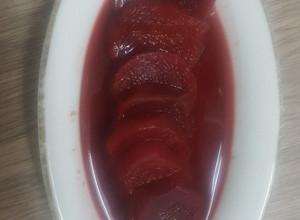 صورة لوصفة مخلل الشمندر