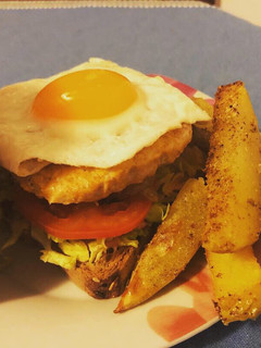 Una foto de Hamburguesa de pollo