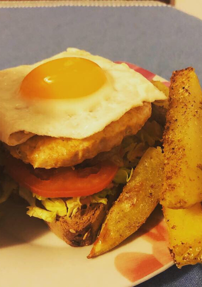 Una foto de Hamburguesa de pollo
