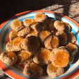 Pepas de harina integral y avena