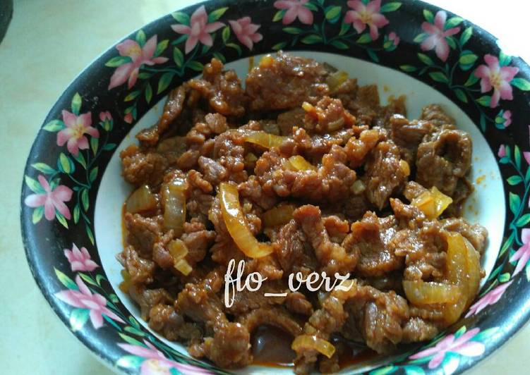 Tumis Sapi bumbu Korea Pedas