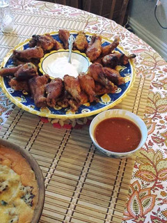 A picture of Mango Buffalo Wings.