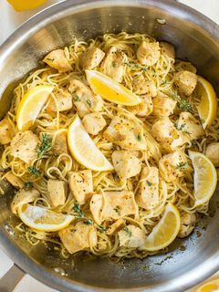A picture of Honey Lemon Chicken Pasta.