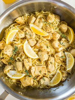 A picture of Honey Lemon Chicken Pasta.